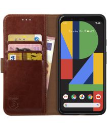 Rosso Element Google Pixel 4 XL Hoesje Book Cover Bruin