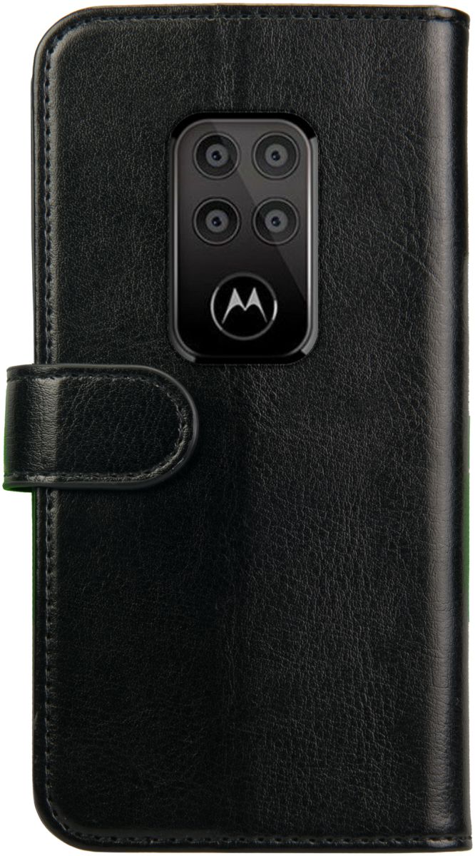 Rosso Element Motorola One Zoom Hoesje Book Cover Zwart afbeelding 2