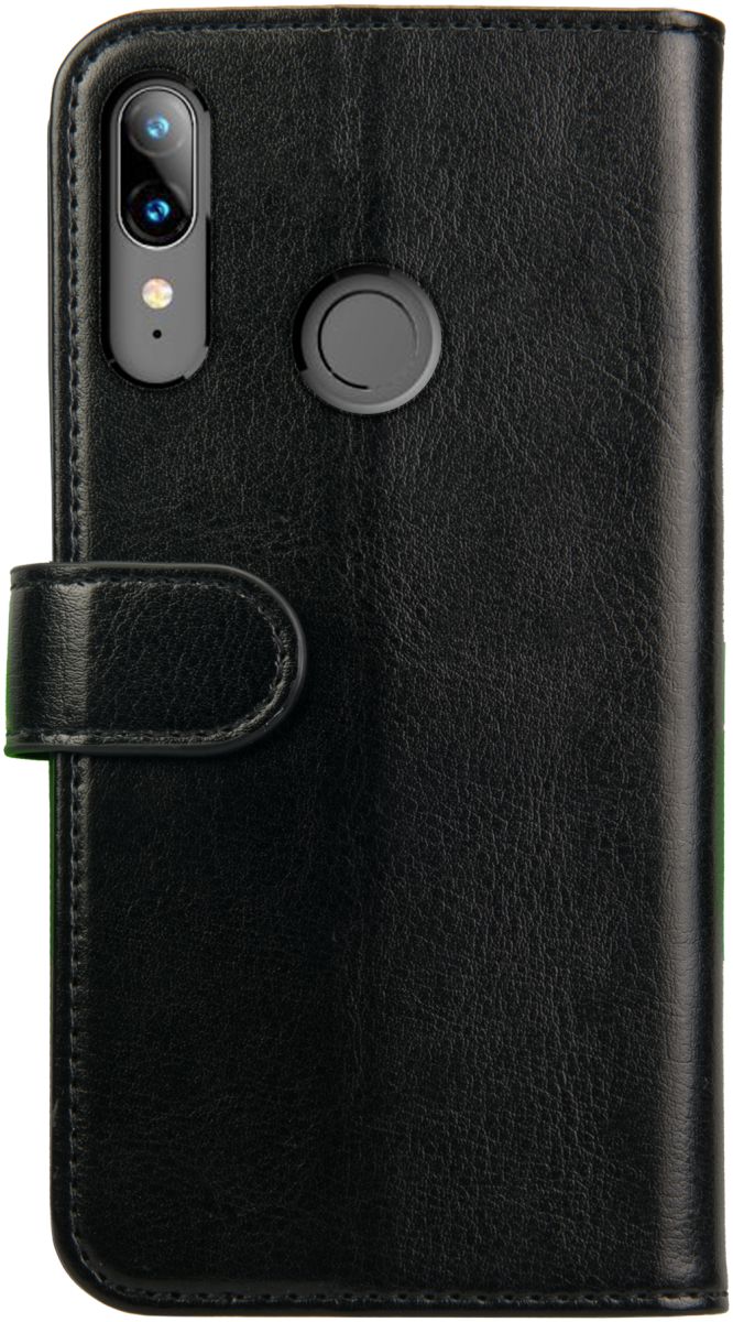 Rosso Element Motorola Moto E6s / E6 Plus Hoesje Book Cover Zwart afbeelding 2