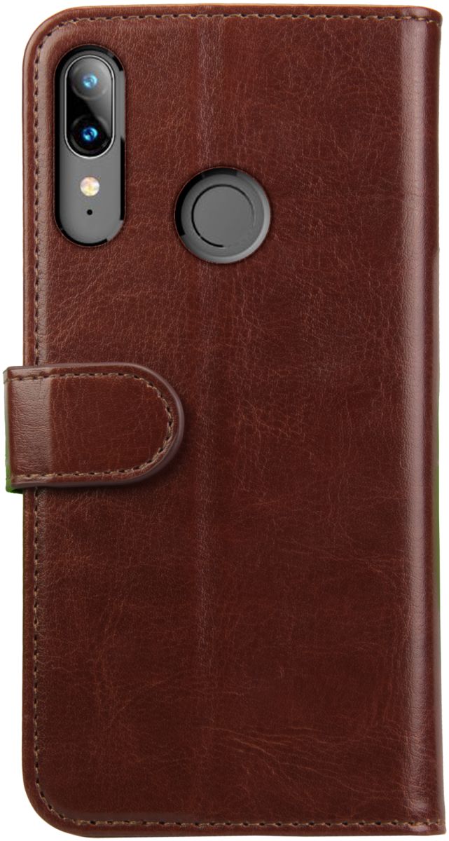 Rosso Element Motorola Moto E6s / E6 Plus Hoesje Book Cover Bruin afbeelding 2