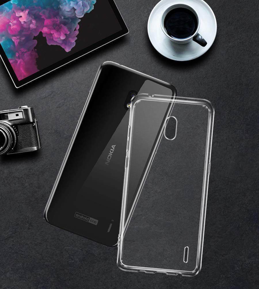 Nokia 2.2 Hoesje Dun TPU Transparant afbeelding 3