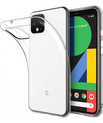 Google Pixel 4 XL Hoesje Dun TPU Transparant Hoesjes