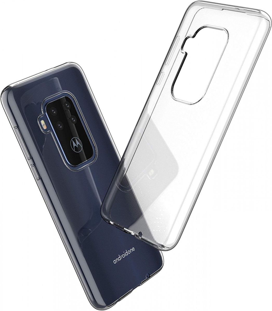 Motorola One Zoom Hoesje Dun TPU Transparant afbeelding 2