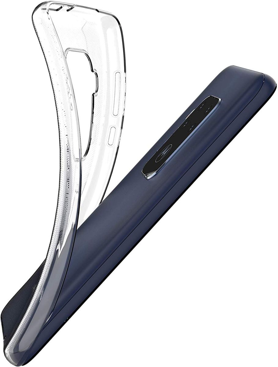 Motorola One Zoom Hoesje Dun TPU Transparant afbeelding 4