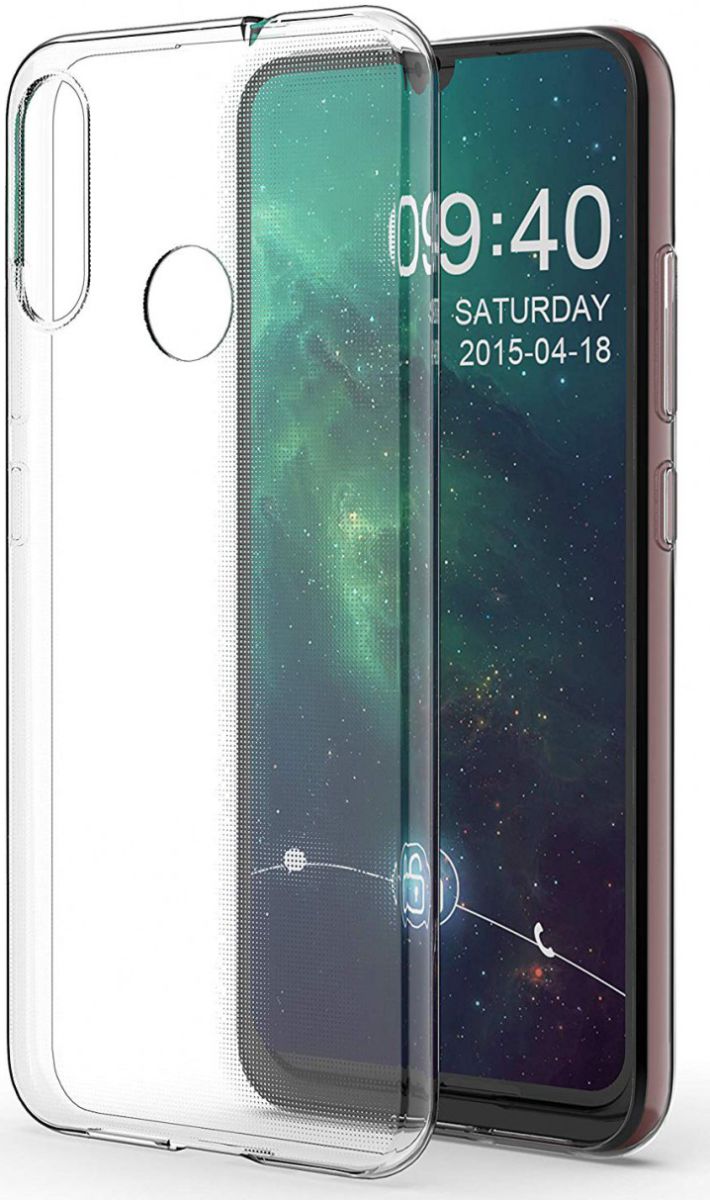Motorola Moto E6s / E6 Plus Hoesje Dun TPU Transparant afbeelding 1