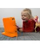 iPad 10.2 2019 / 2020 / 2021 Kinder Tablethoes met Handvat Oranje