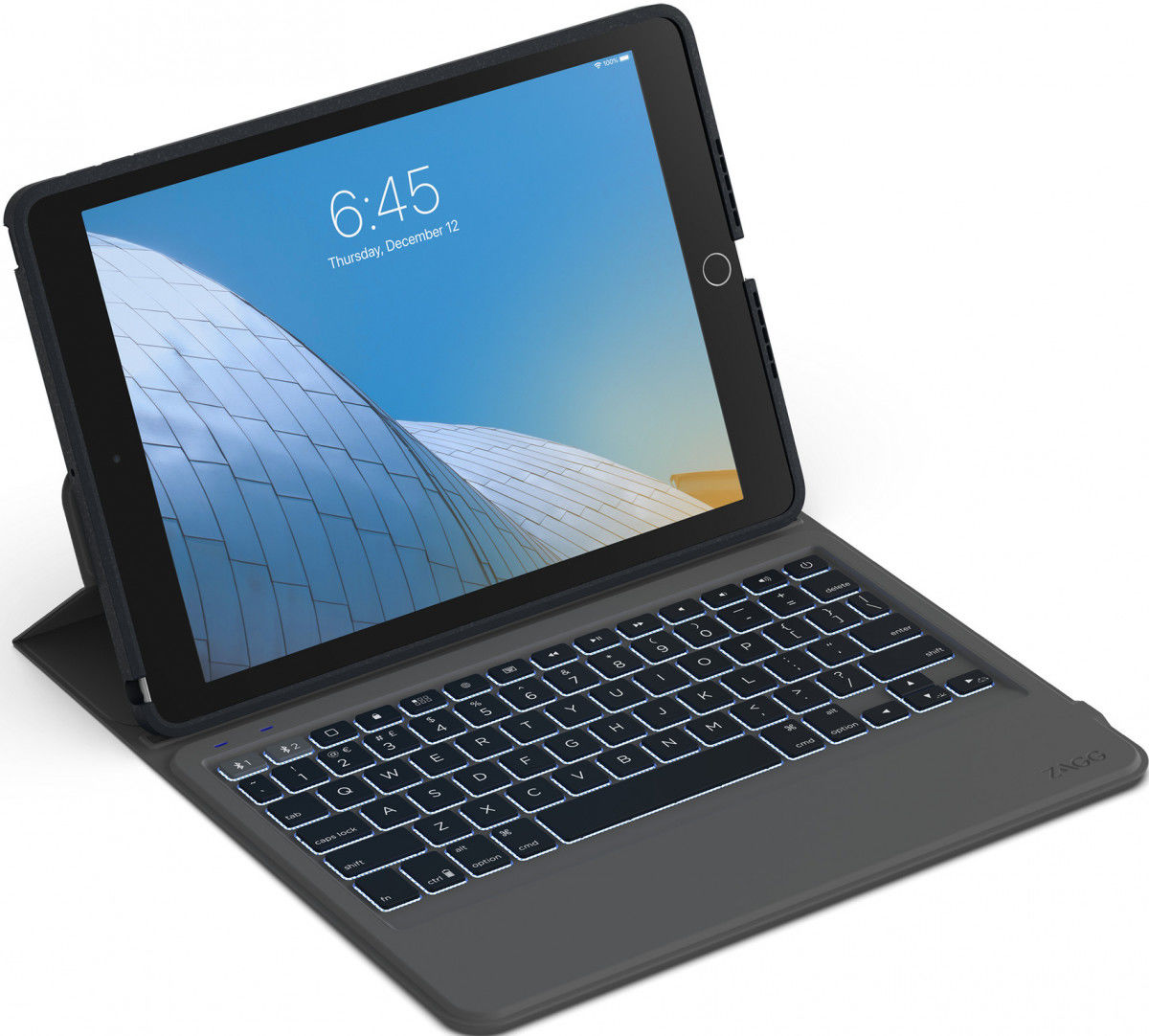ZAGG Keyboard Rugged Messenger Apple iPad 10.2 Zwart afbeelding 1