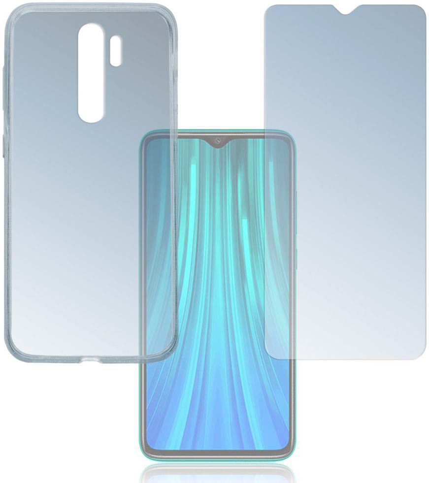 4smarts 360° Protection Cover Xiaomi Redmi Note 8 Pro Transparant afbeelding 1