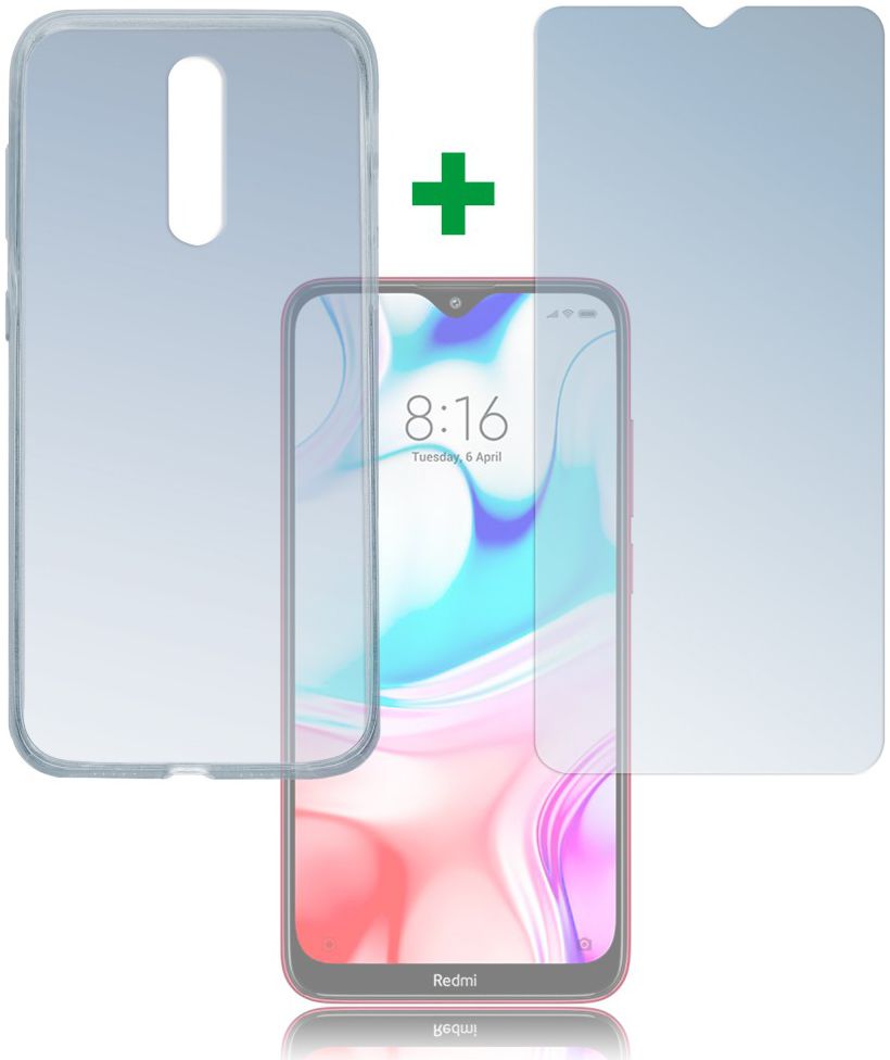 4smarts 360° Protection Cover Xiaomi Redmi 8 Transparant afbeelding 1
