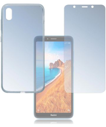 4smarts 360° Protection Cover Xiaomi Redmi 7A Transparant Hoesjes