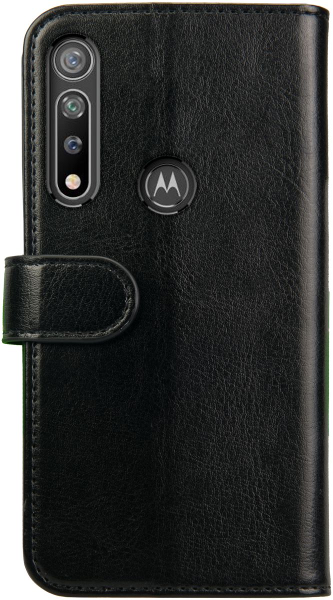 Rosso Element Motorola Moto G8 Plus Hoesje Book Cover Zwart afbeelding 2