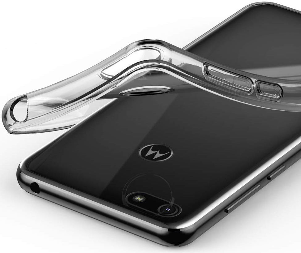 Motorola Moto E6 Play Hoesje Dun TPU Transparant afbeelding 3