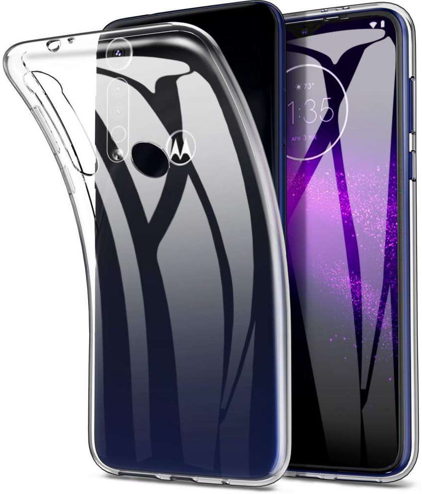 Motorola Moto G8 Plus Hoesje Dun TPU Transparant afbeelding 2