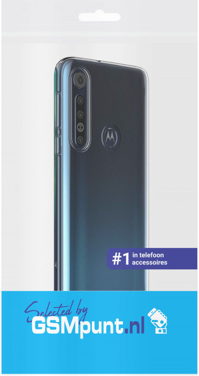 Motorola One Macro Hoesje Dun TPU Transparant afbeelding 3