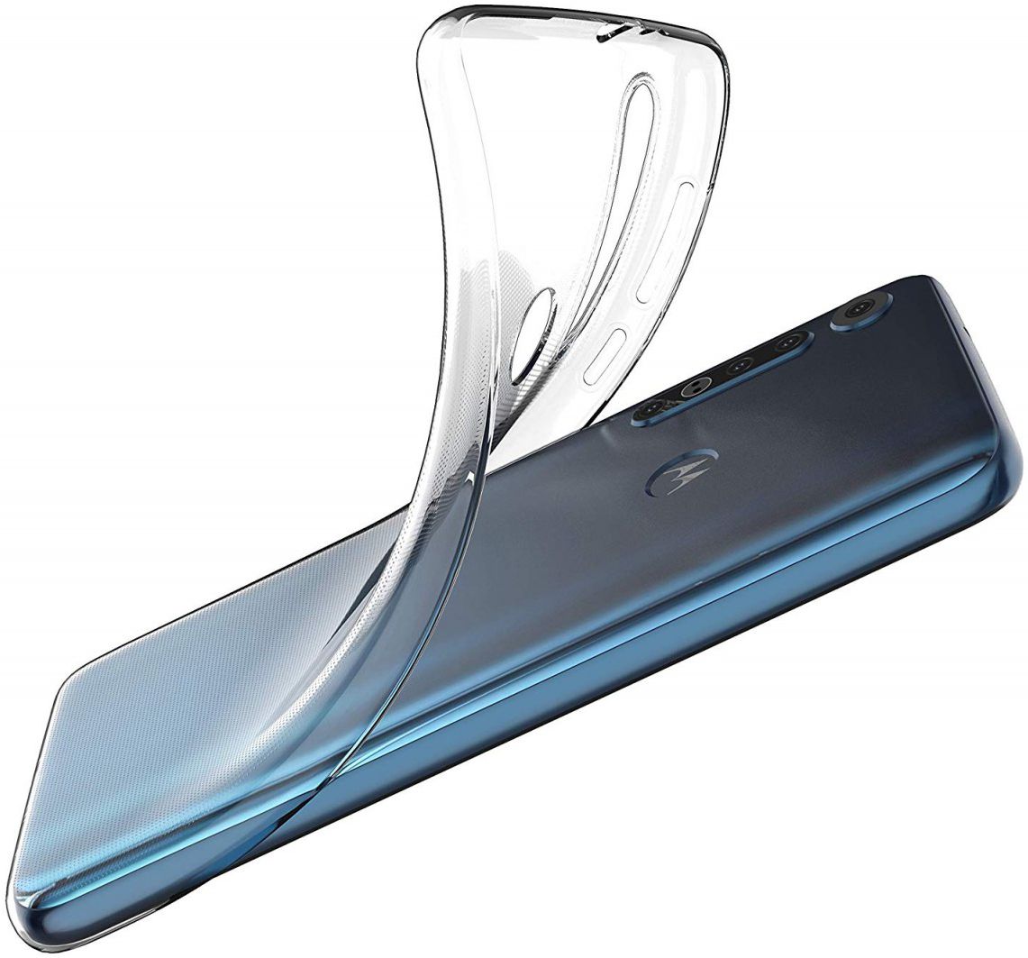 Motorola One Macro Hoesje Dun TPU Transparant afbeelding 4