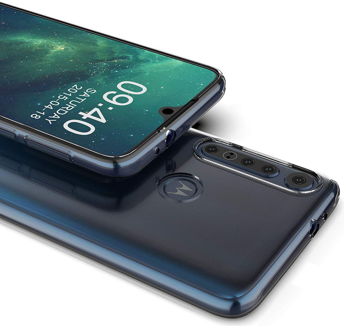 Motorola One Macro Hoesje Dun TPU Transparant afbeelding 5