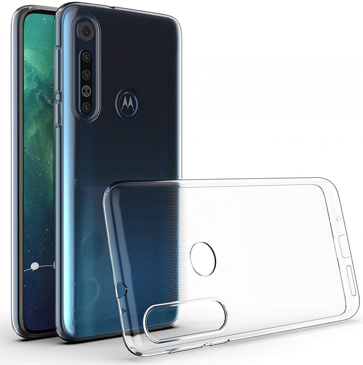 Motorola One Macro Hoesje Dun TPU Transparant afbeelding 7