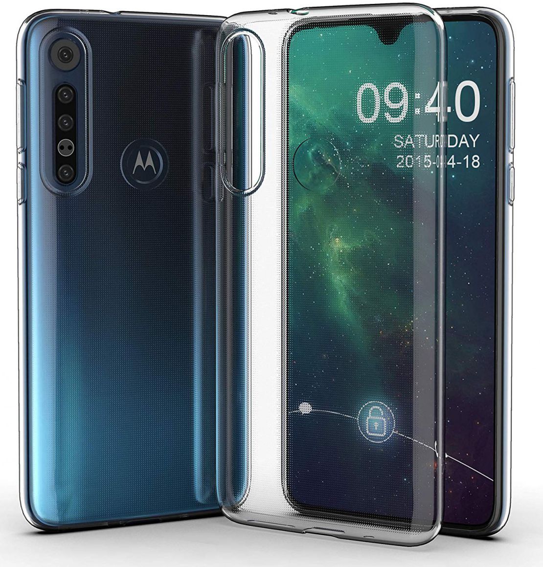 Motorola One Macro Hoesje Dun TPU Transparant afbeelding 8