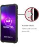Motorola Moto G8 Plus Hybride Hoesje Zwart