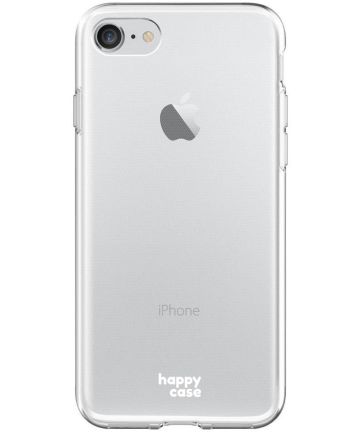 HappyCase Apple iPhone 8 Flexibel TPU Hoesje Clear Print Hoesjes