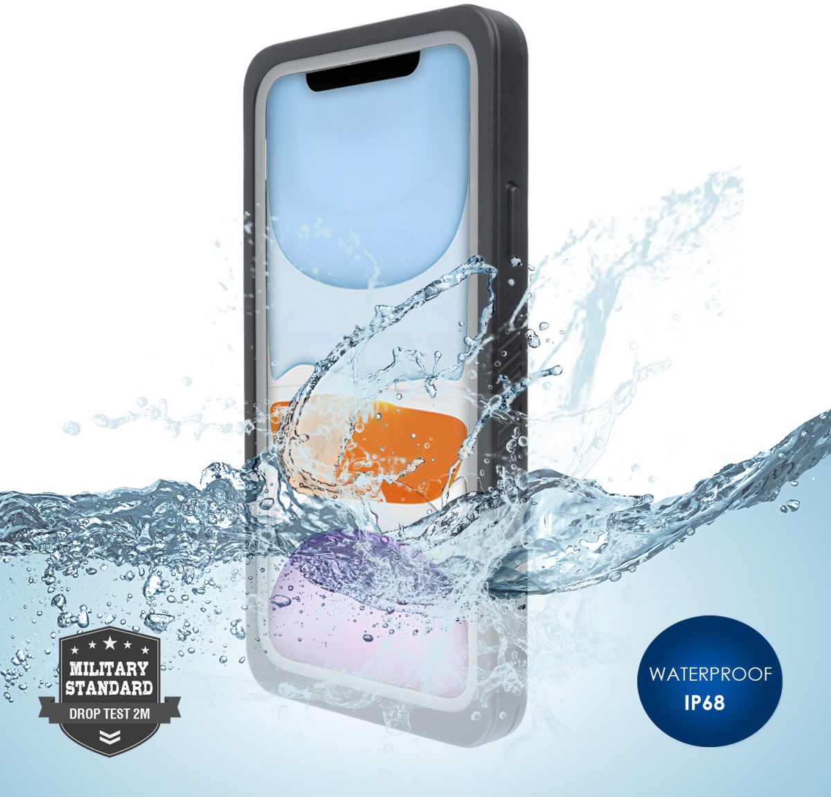 4smarts Active Pro STARK Apple iPhone 11 Hoesje Waterbestendig Zwart afbeelding 2