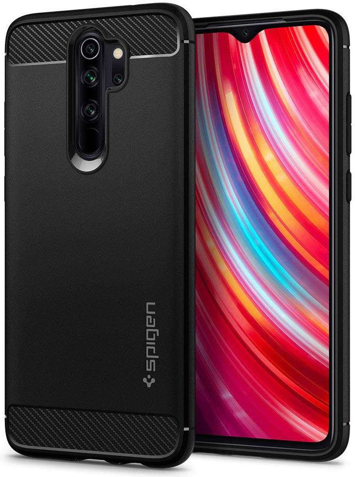 Spigen Rugged Armor Xiaomi Redmi Note 8 Pro Hoesje Zwart afbeelding 1