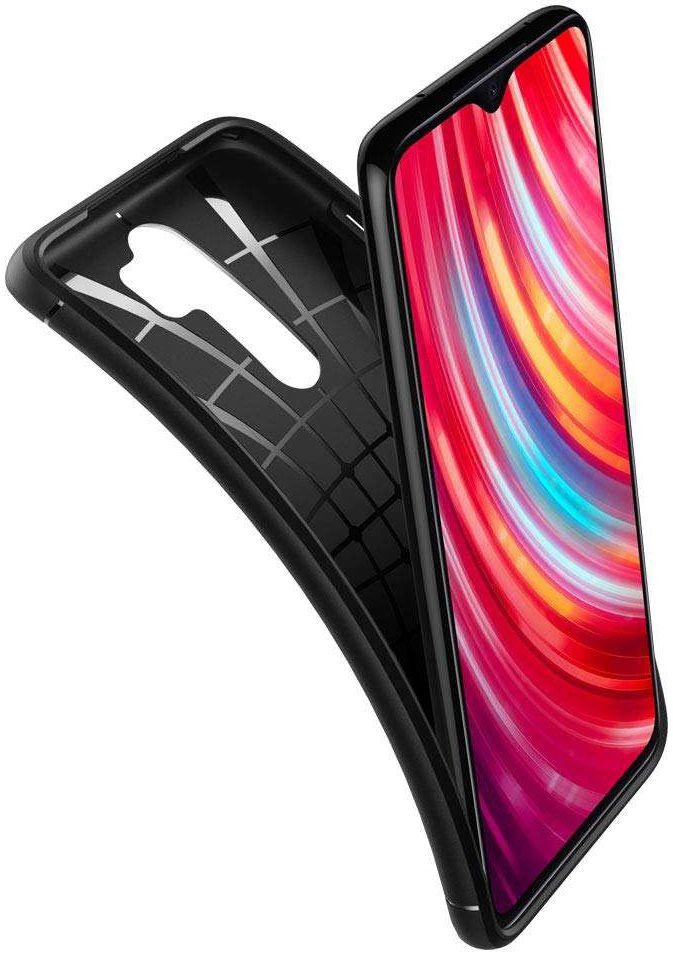 Spigen Rugged Armor Xiaomi Redmi Note 8 Pro Hoesje Zwart afbeelding 3