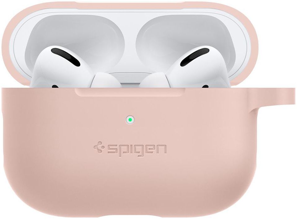 Spigen Silicone Fit Apple AirPods Pro Hoesje Roze afbeelding 1