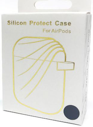 Apple Airpods Siliconen Hoesje met Haak Zwart afbeelding 2