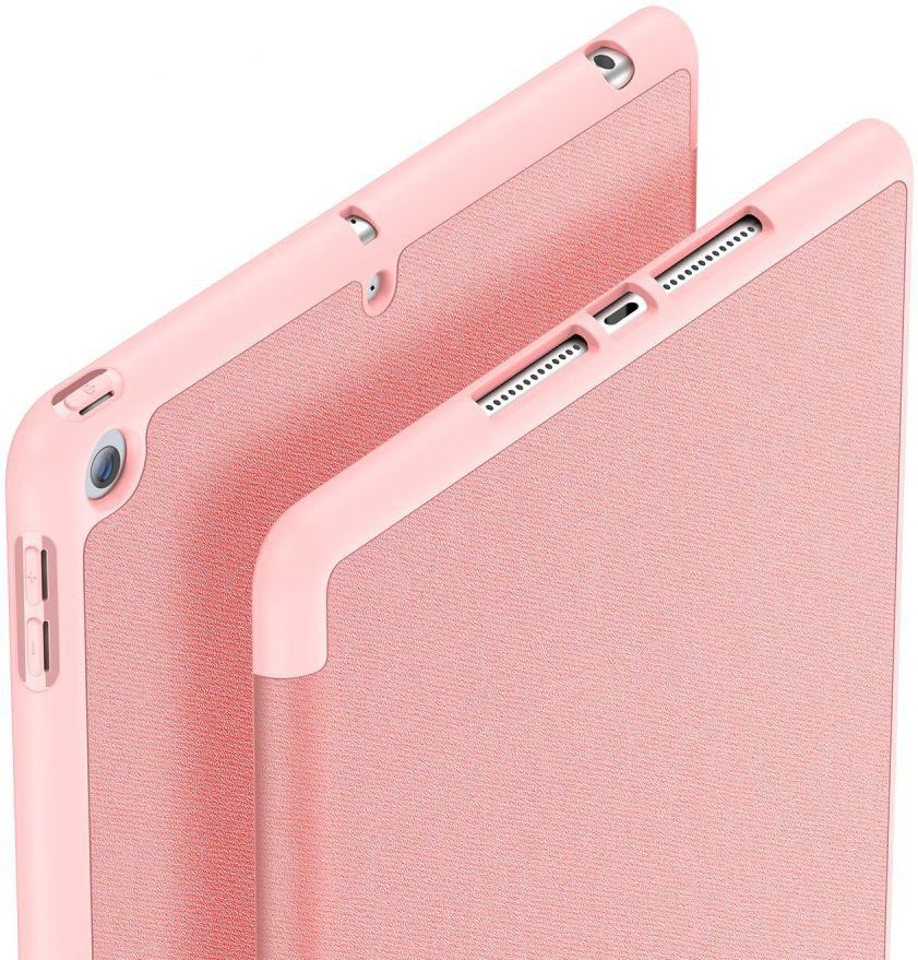 Dux Ducis Apple iPad 10.2 2019 / 2020 / 2021 Tri-fold Hoes Roze Goud afbeelding 10