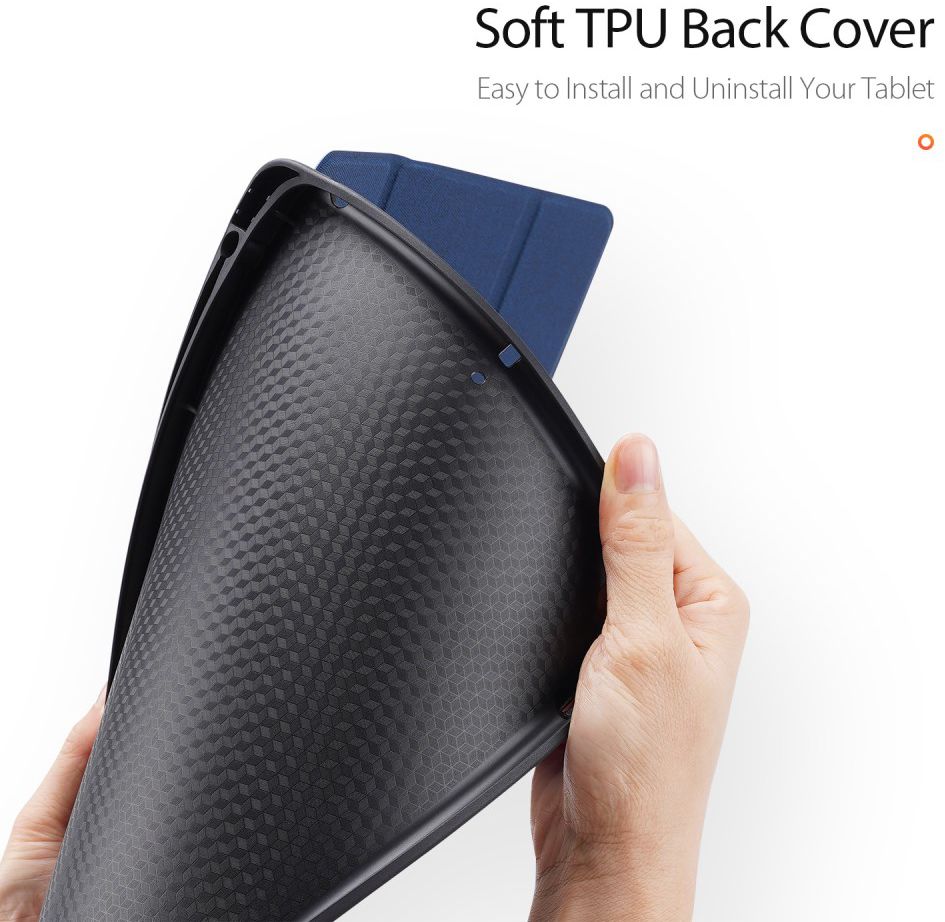 Dux Ducis Apple iPad 10.2 2019 / 2020 / 2021 Tri-fold Hoes Blauw afbeelding 7