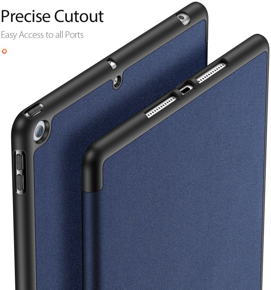 Dux Ducis Apple iPad 10.2 2019 / 2020 / 2021 Tri-fold Hoes Blauw afbeelding 8