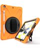 iPad 10.2 2019 / 2020 / 2021 Hoesje met Verstelbare Handriem Oranje