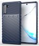 Samsung Galaxy Note 10 Twill Texture Hoesje Blauw