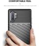 Samsung Galaxy Note 10 Plus Twill Texture Hoesje Zwart