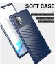 Samsung Galaxy Note 10 Plus Twill Texture Hoesje Blauw