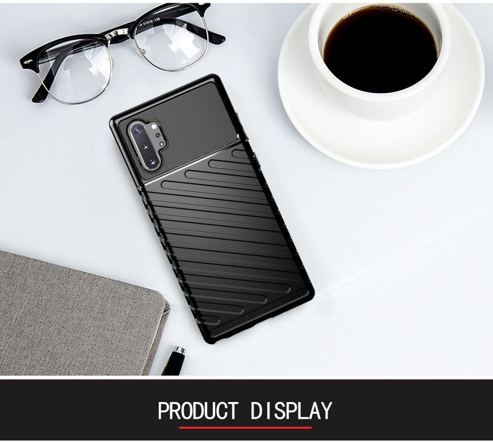 Samsung Galaxy Note 10 Plus Twill Texture Hoesje Blauw afbeelding 12