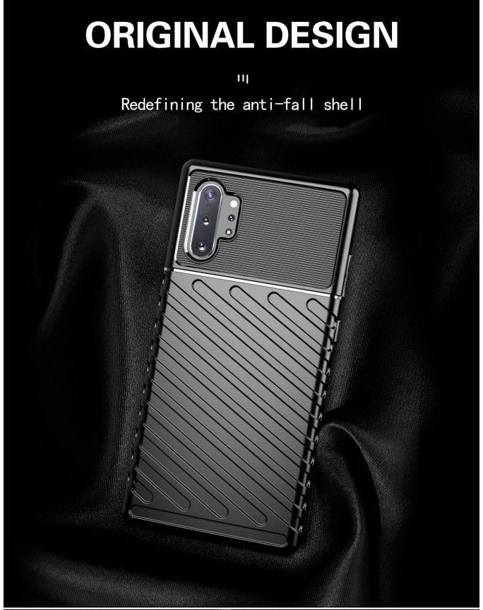 Samsung Galaxy Note 10 Plus Twill Texture Hoesje Blauw afbeelding 5