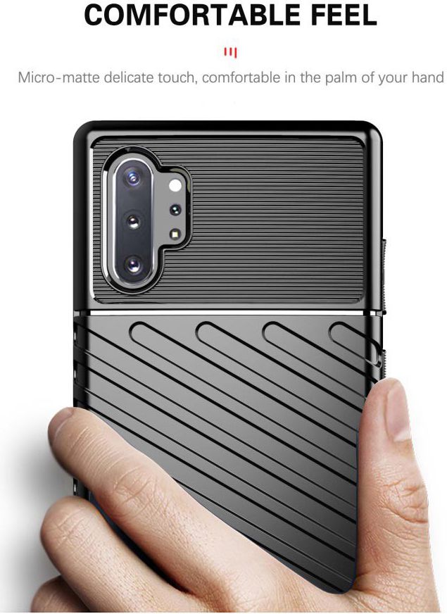 Samsung Galaxy Note 10 Plus Twill Texture Hoesje Blauw afbeelding 6
