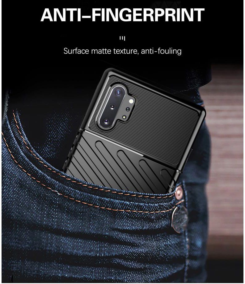 Samsung Galaxy Note 10 Plus Twill Texture Hoesje Blauw afbeelding 8