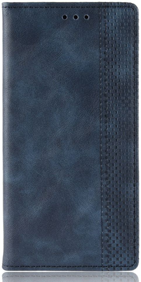 Motorola One Zoom Vintage Portemonnee Hoesje Blauw afbeelding 2