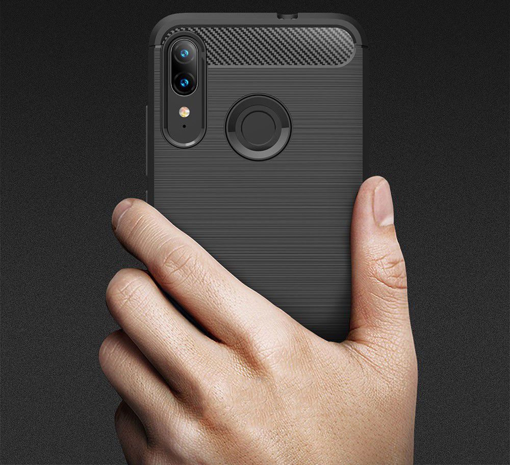 Motorola Moto E6s / E6 Plus Geborsteld TPU Hoesje Blauw afbeelding 6
