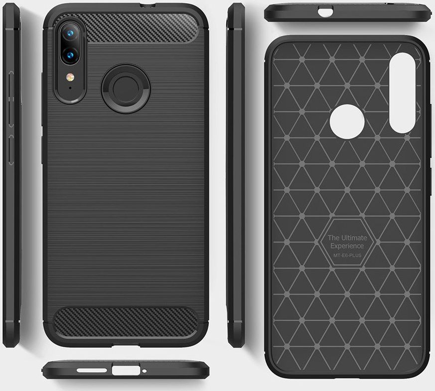 Motorola Moto E6s / E6 Plus Geborsteld TPU Hoesje Blauw afbeelding 7