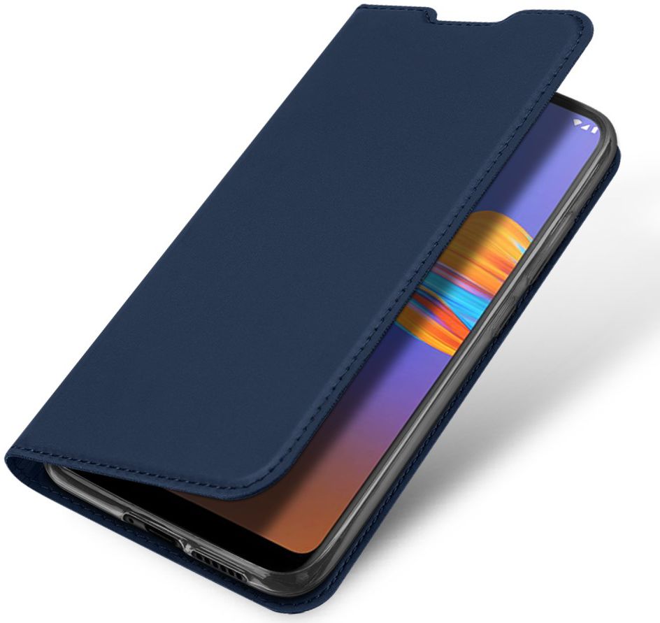 Dux Ducis Skin Pro Serie Motorola Moto E6s / E6 Plus Flip Hoesje Blauw afbeelding 1