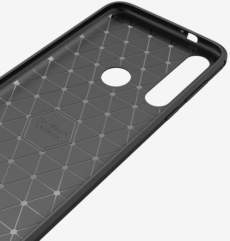 Motorola Moto G8 Plus Geborsteld TPU Hoesje Blauw afbeelding 9