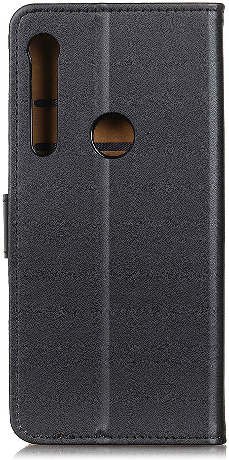 Motorola One Macro Kunstleer Portemonnee Hoesje Zwart afbeelding 5