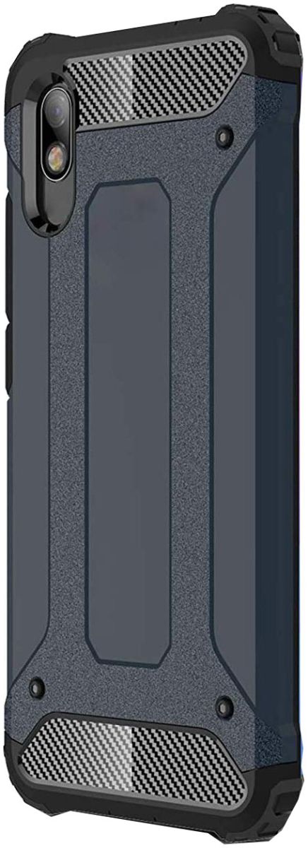 Xiaomi Redmi 7A Armor Guard Hybrid Case Donker Blauw afbeelding 2