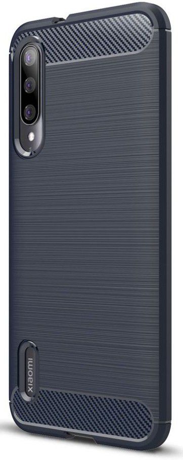 Xiaomi Mi A3 Geborsteld TPU Hoesje Blauw afbeelding 2