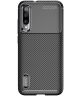 Xiaomi Mi A3 Siliconen Carbon Hoesje Zwart