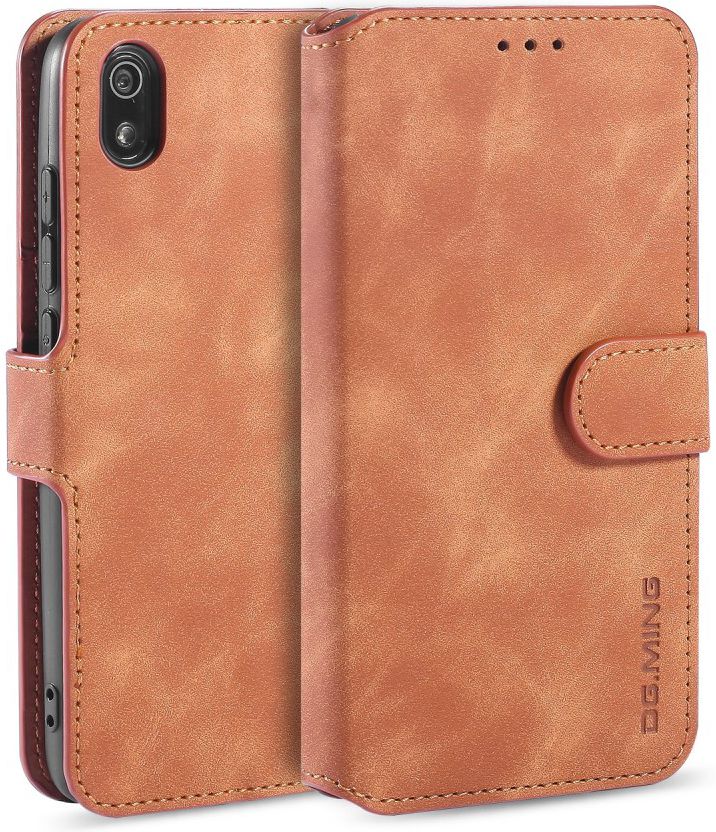 DG Ming Retro Portemonnee Xiaomi Redmi 7A Hoesje Bruin afbeelding 7